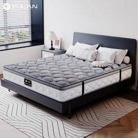 King Size Memory Foam Bed Pocket Coil Hotel Bonnel Euro Top Roll Up Twin Queen Spring latex Mattress In A Box