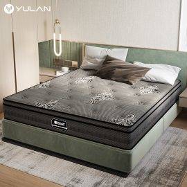 Roll Up Pocket Euro Top Luxury Hotel King Queen Size Bedding  Memory Foam Spring Mattress In a box
